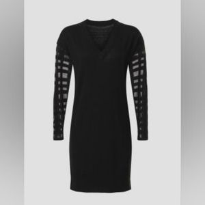 Esteban Cortazar Collective Slouchy Windowpane Dress